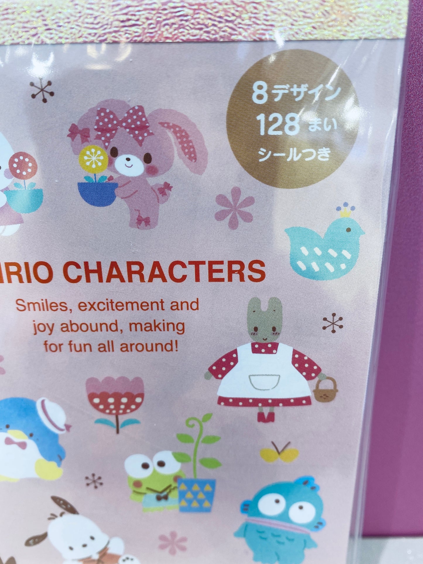 OTHER CHARACTORS MEMO PAD 8 DESIGN WITH STICKERS