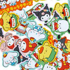 SANRIO CHARACTERS STICKERS RETRO