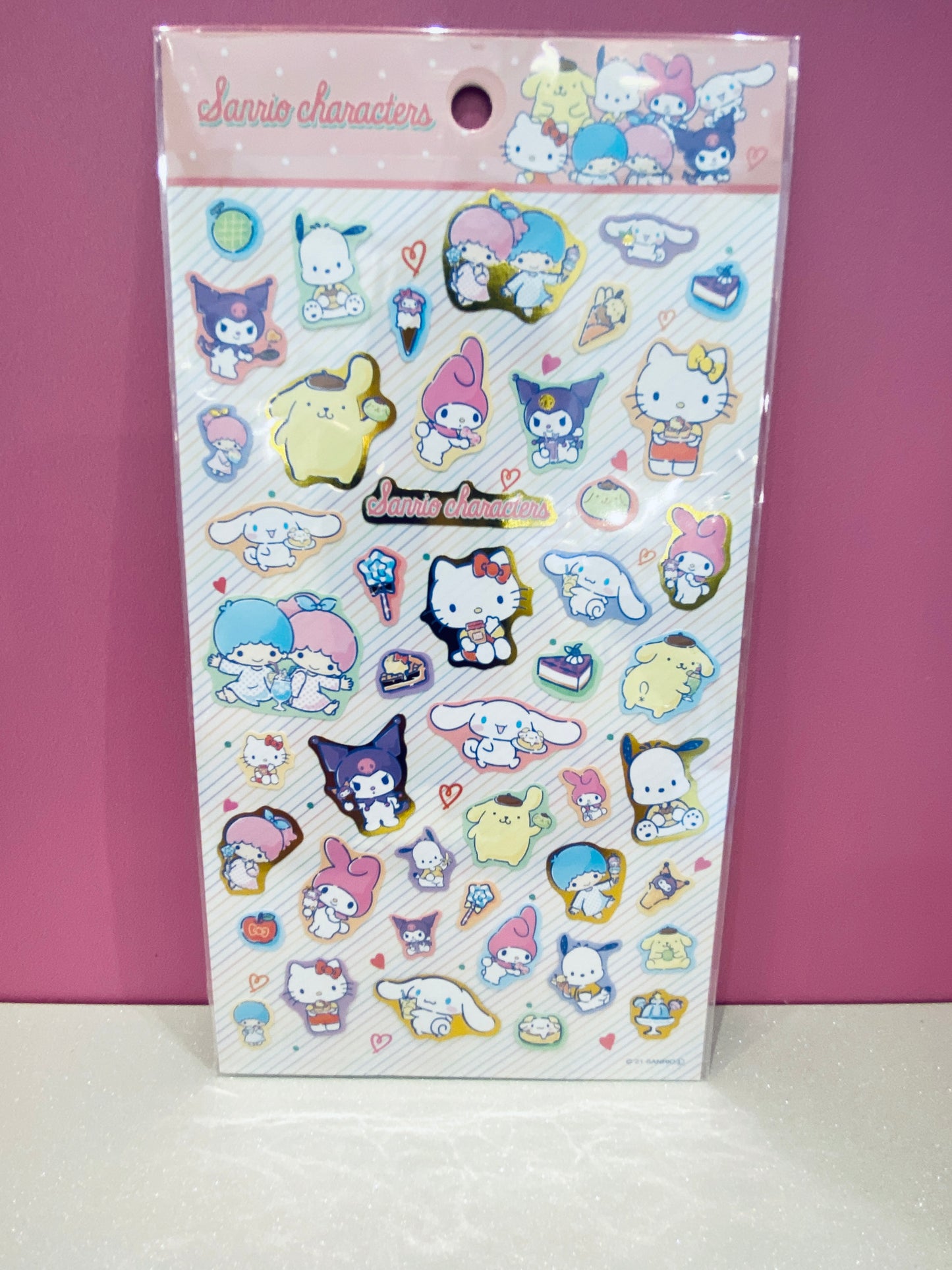 SANRIO CHARACTERS DECORATIVE STICKERS