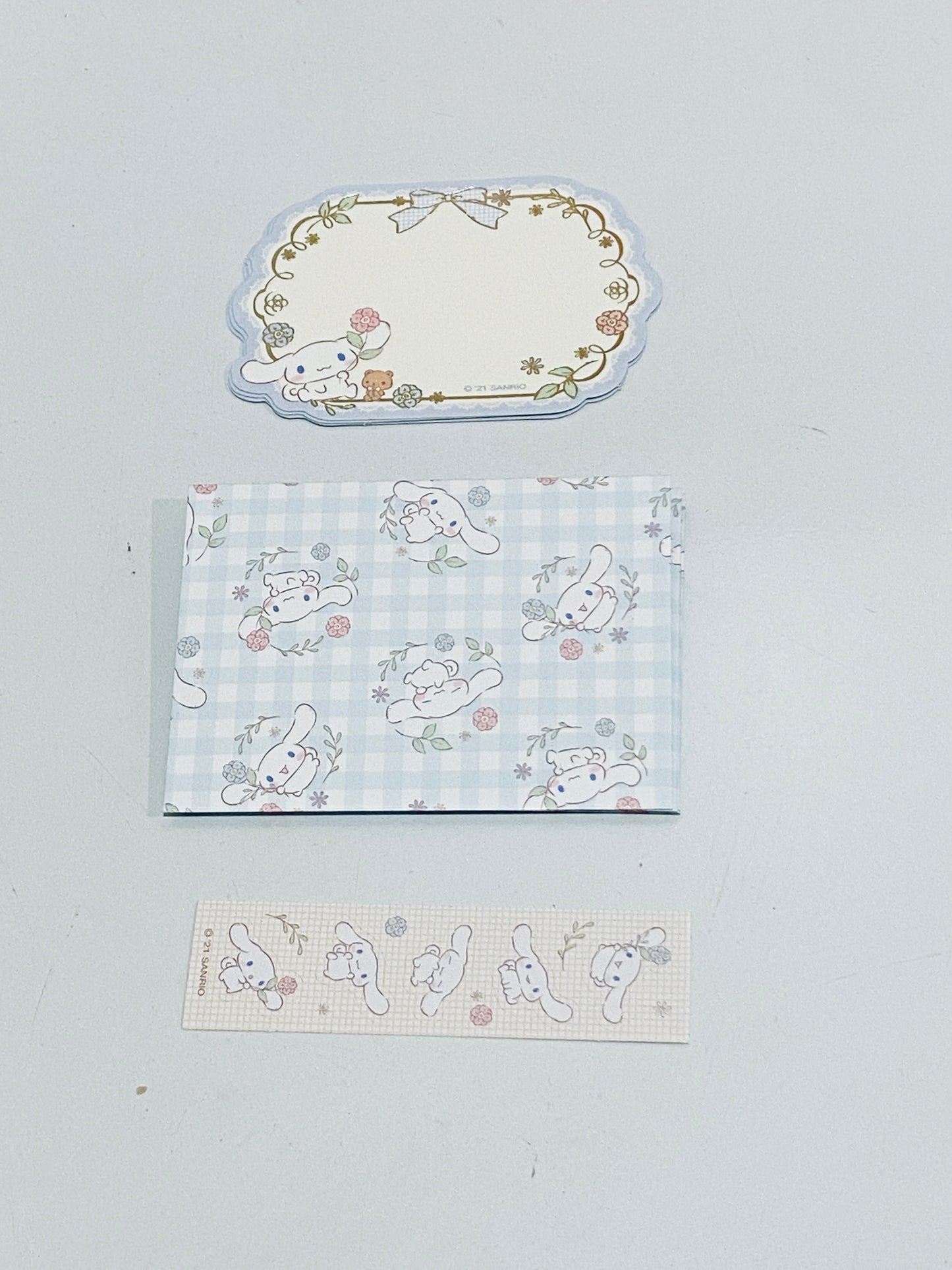 CINNAMOROLL MESSAGE CARDS WITH STICKERS