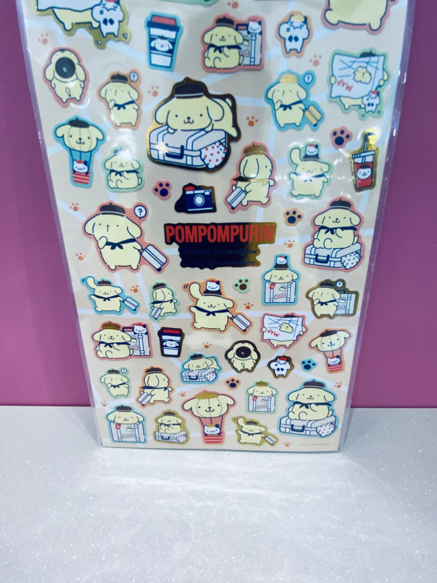 SANRIO POMPOMPURIN DECORATIVE STICKERS
