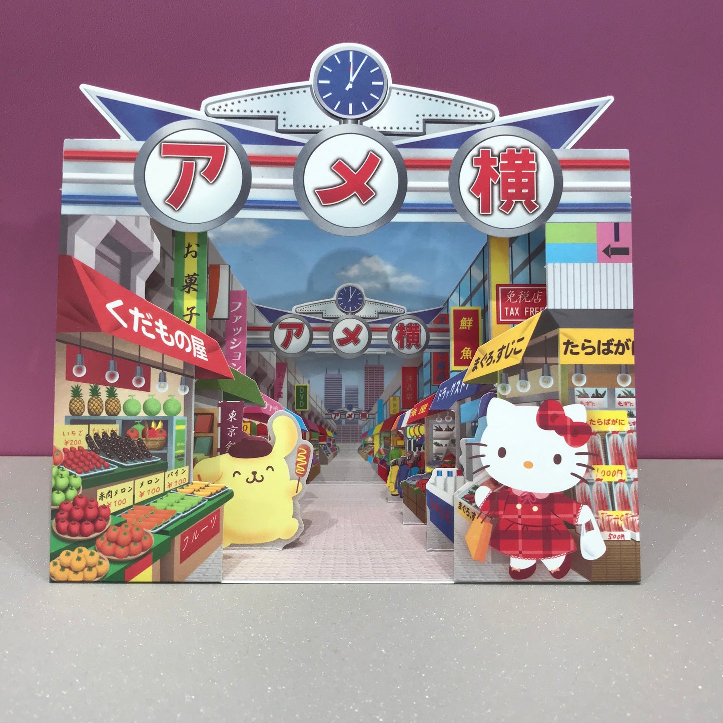 HELLO KITTY YOKOHAMA GREETING CARD