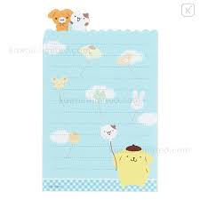 SANRIO POMPOMPURIN MEMO PAD FRIENDS