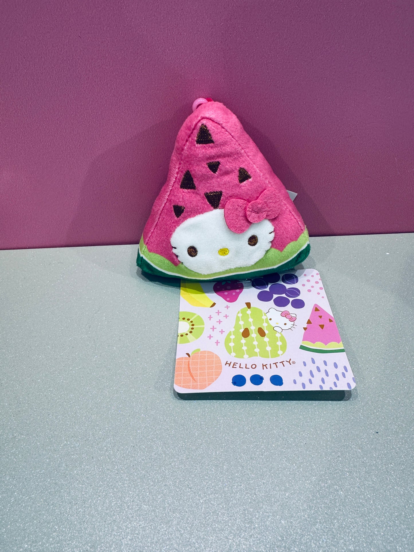 HELLO KITTY MASCOT CLIP ON WATERMELON