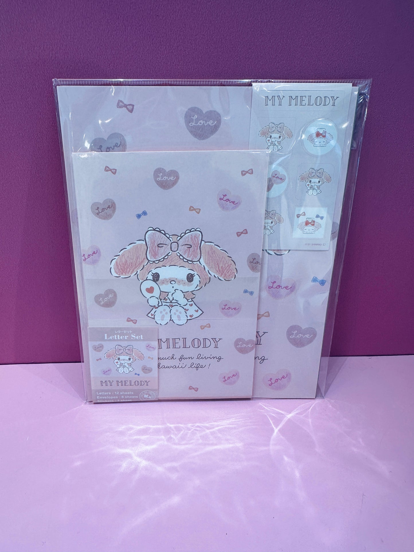 MY MELODY LETTER SET