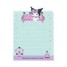 SANRIO KUROMI MEMO PAD FRIENDS