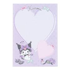 SANRIO KUROMI MEMO PAD 8 DESIGN