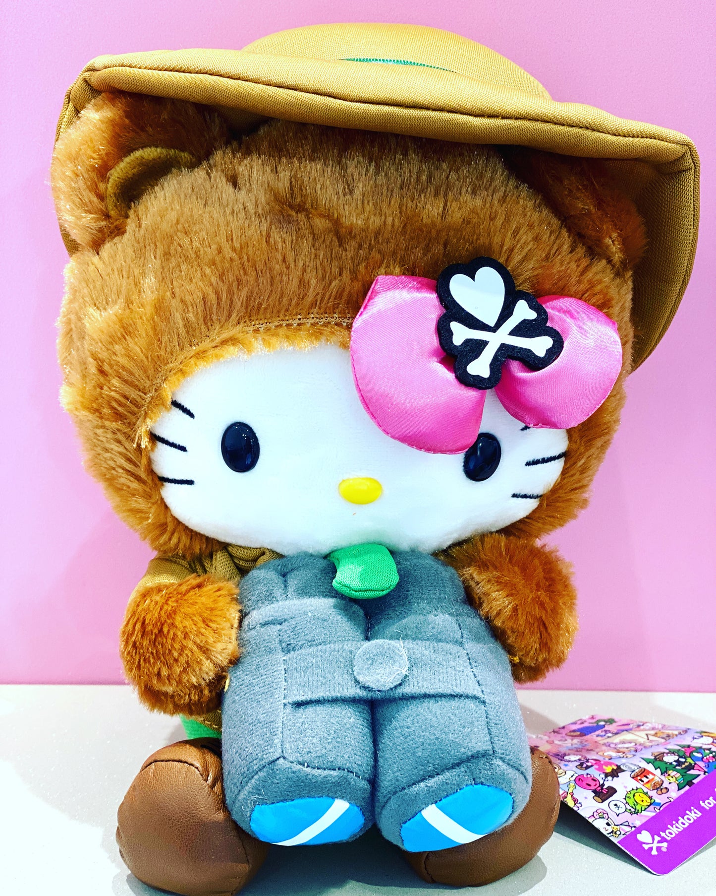 HELLO KITTY 7 IN PLUSH BOYSCOUT TOKIDOKI