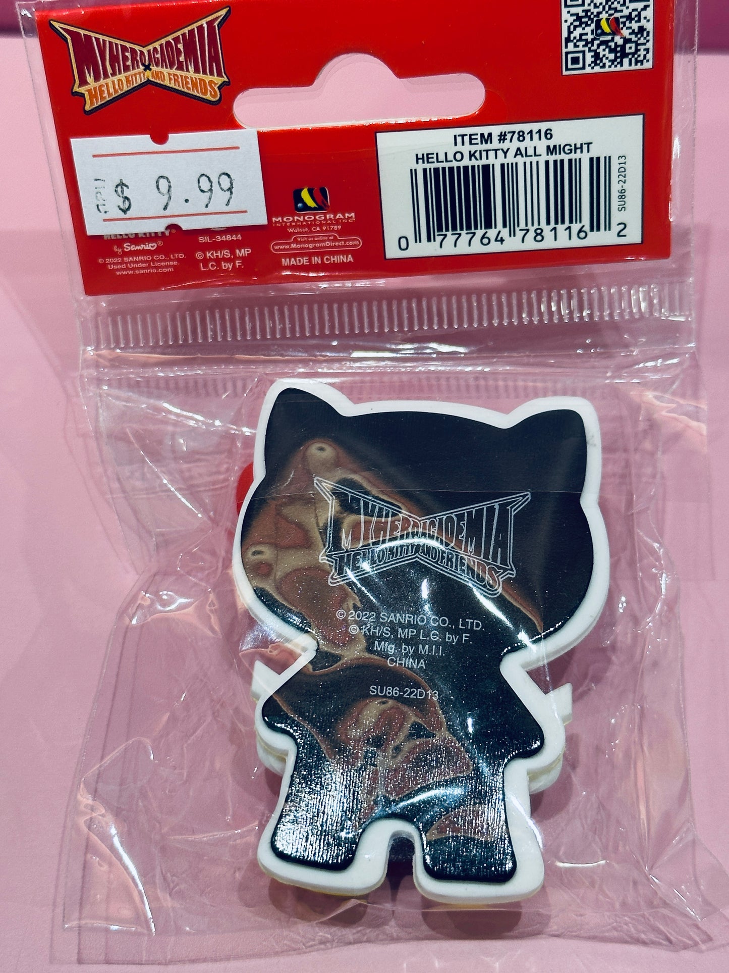 HELLO KITTY MY HERO ACADEMIA 3D FOAM MAGNET