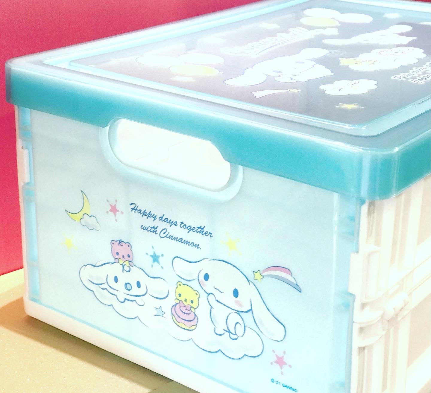 SANRIO CINNAMOROLL FOLDING STORAGE BOX S C/N