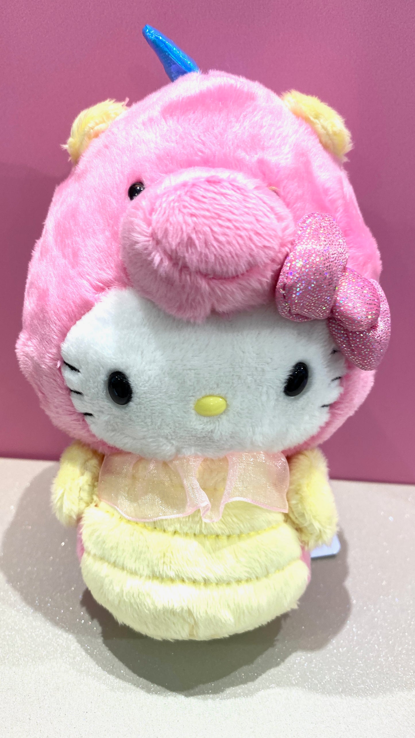 HELLO KITTY BEAN DOLL AST SEA HORSE SUMMER PLUSH SET OF 3