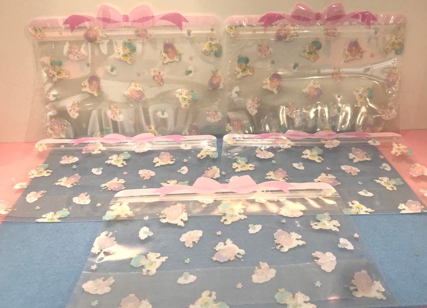LITTLE TWIN STARS ZIPPER GIFT BAG T/S