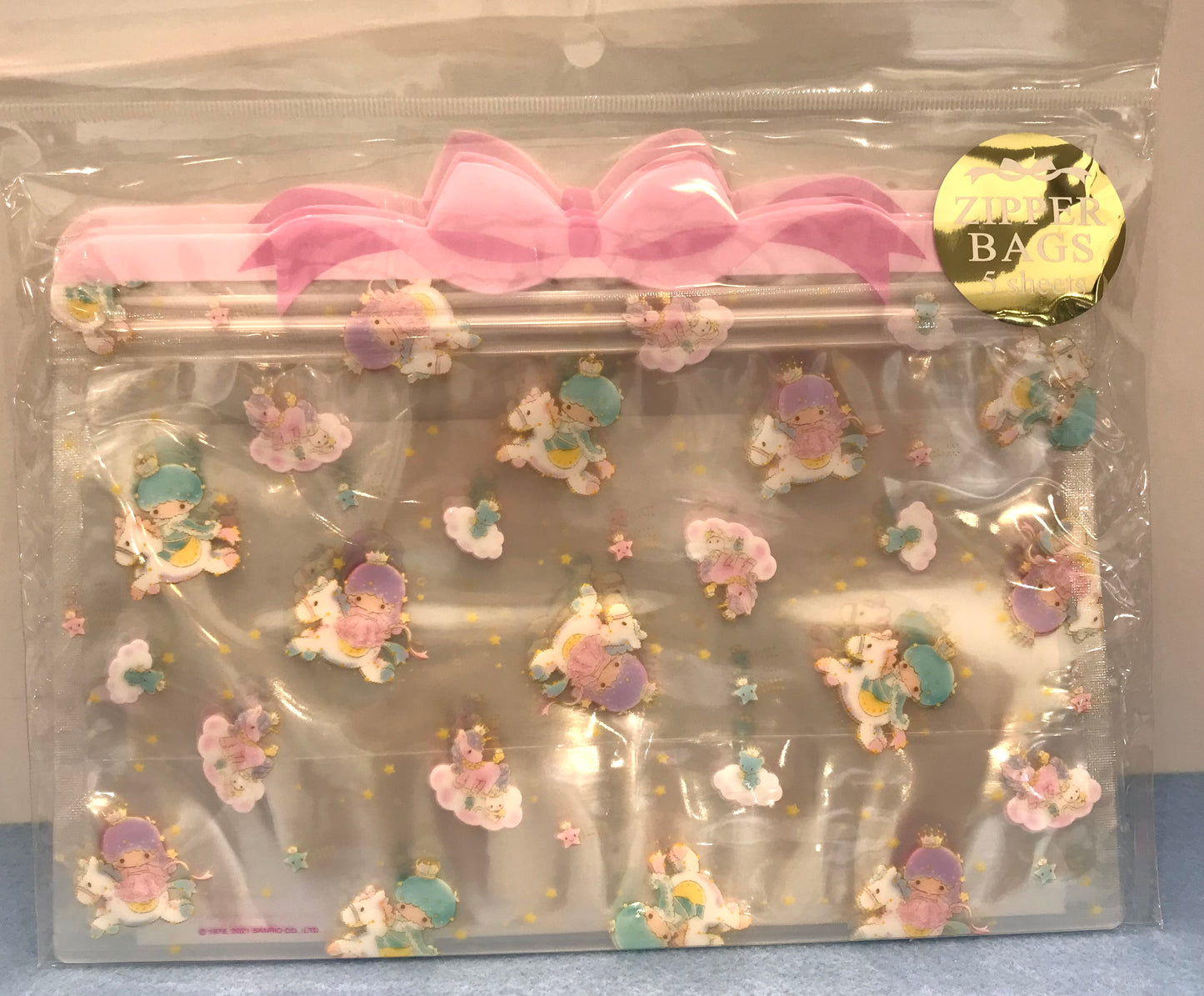 LITTLE TWIN STARS ZIPPER GIFT BAG T/S