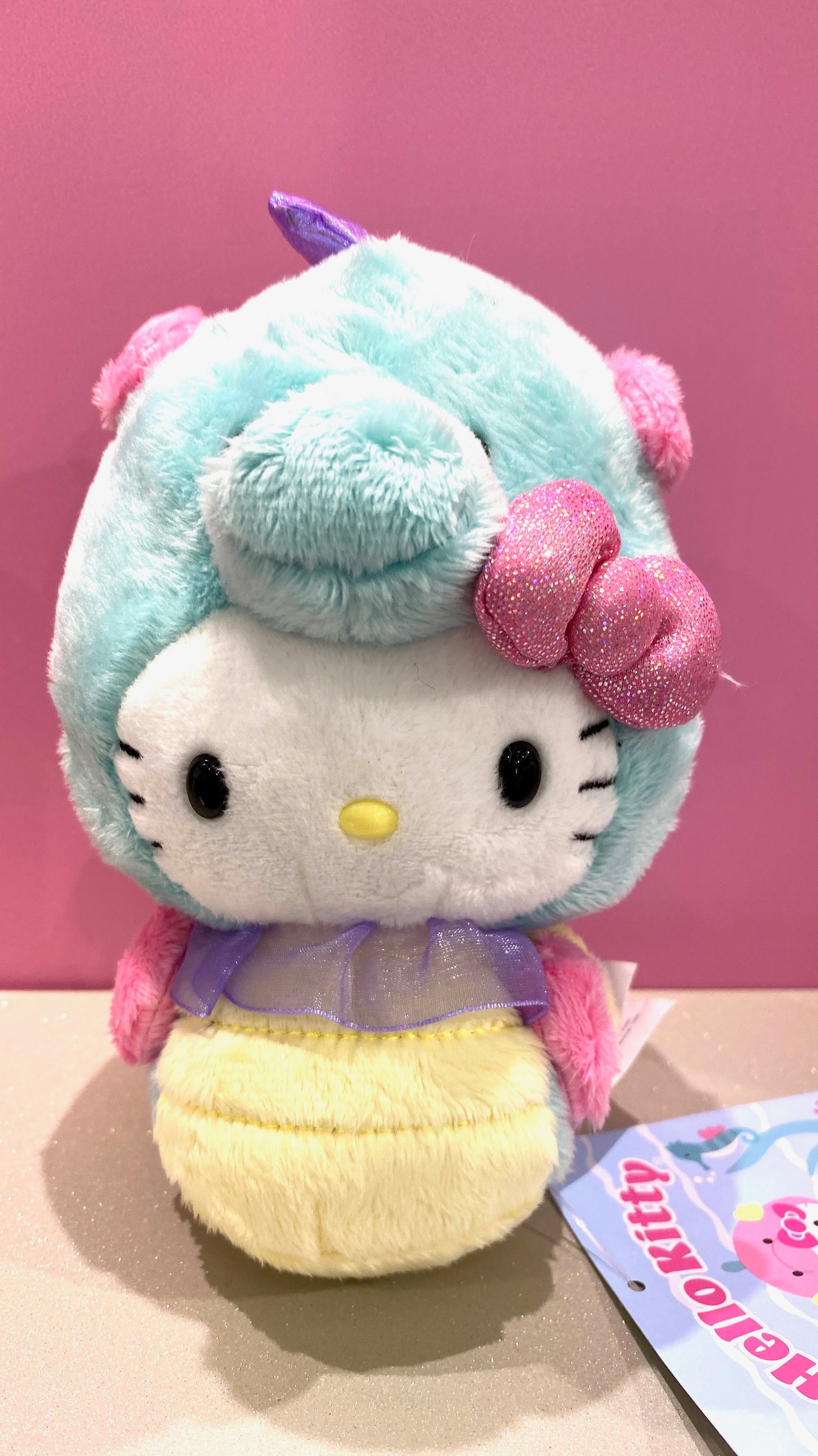 HELLO KITTY BEAN DOLL AST SEA HORSE SUMMER PLUSH SET OF 3