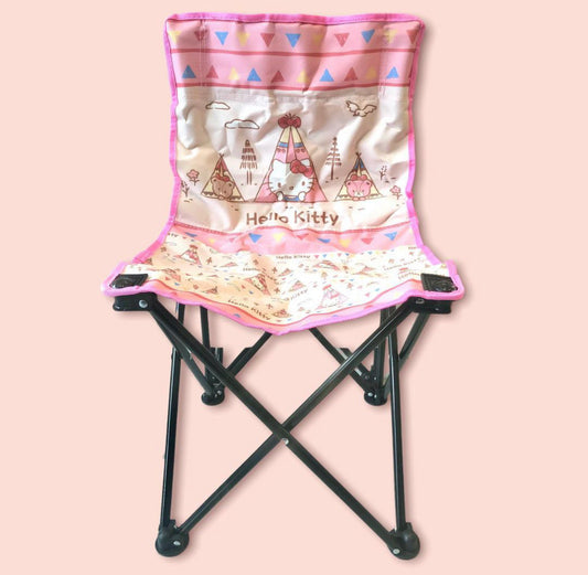 HELLO KITTY FOLDABLE CHAIR WITH BAG KT