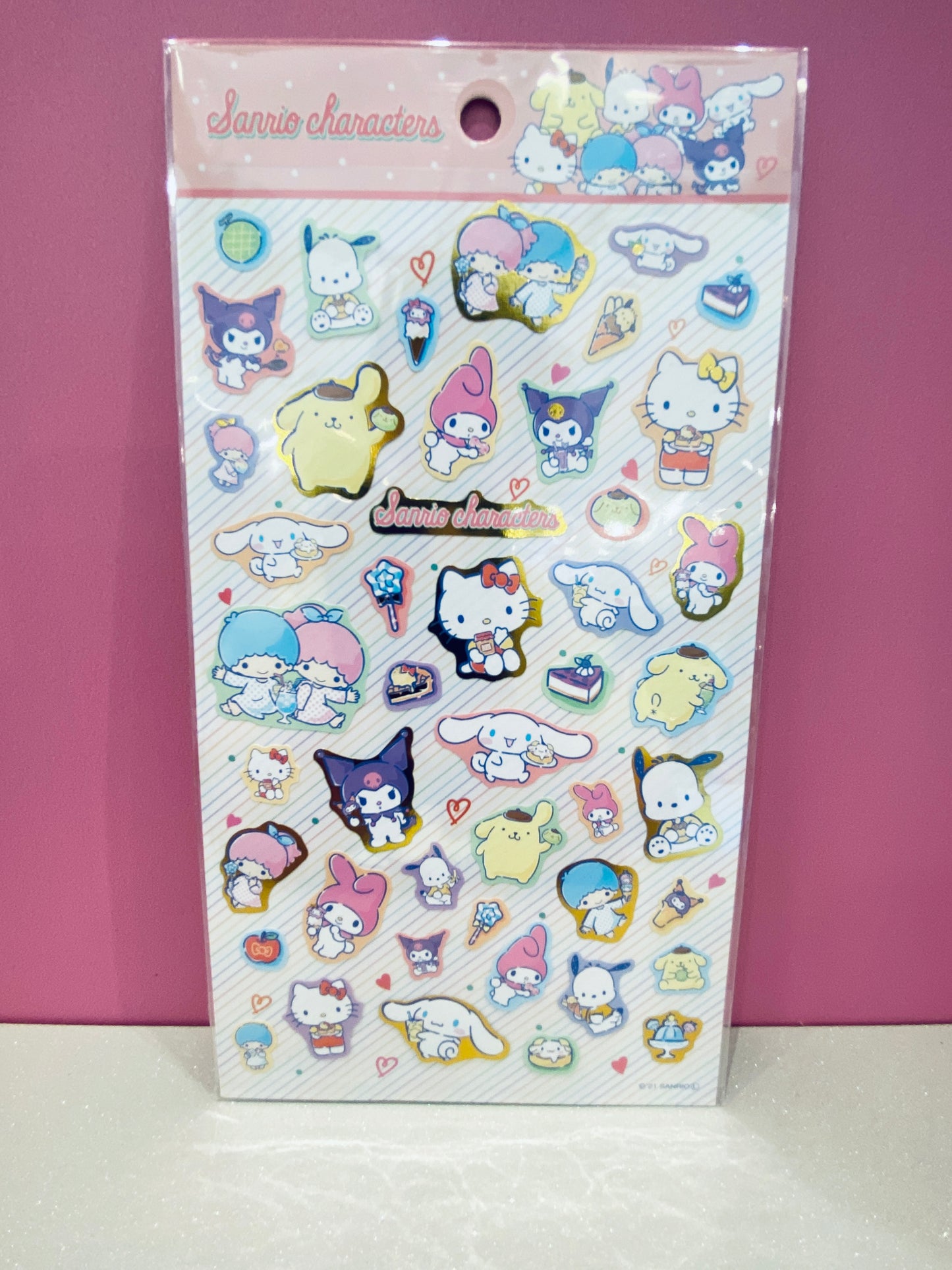 SANRIO CHARACTERS DECORATIVE STICKERS