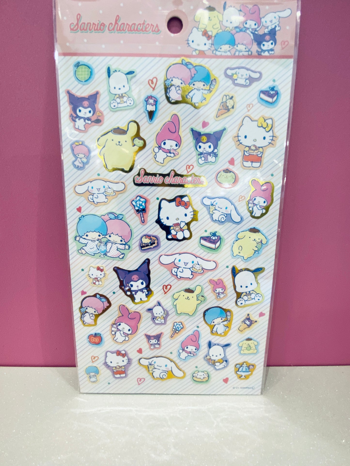 SANRIO CHARACTERS DECORATIVE STICKERS