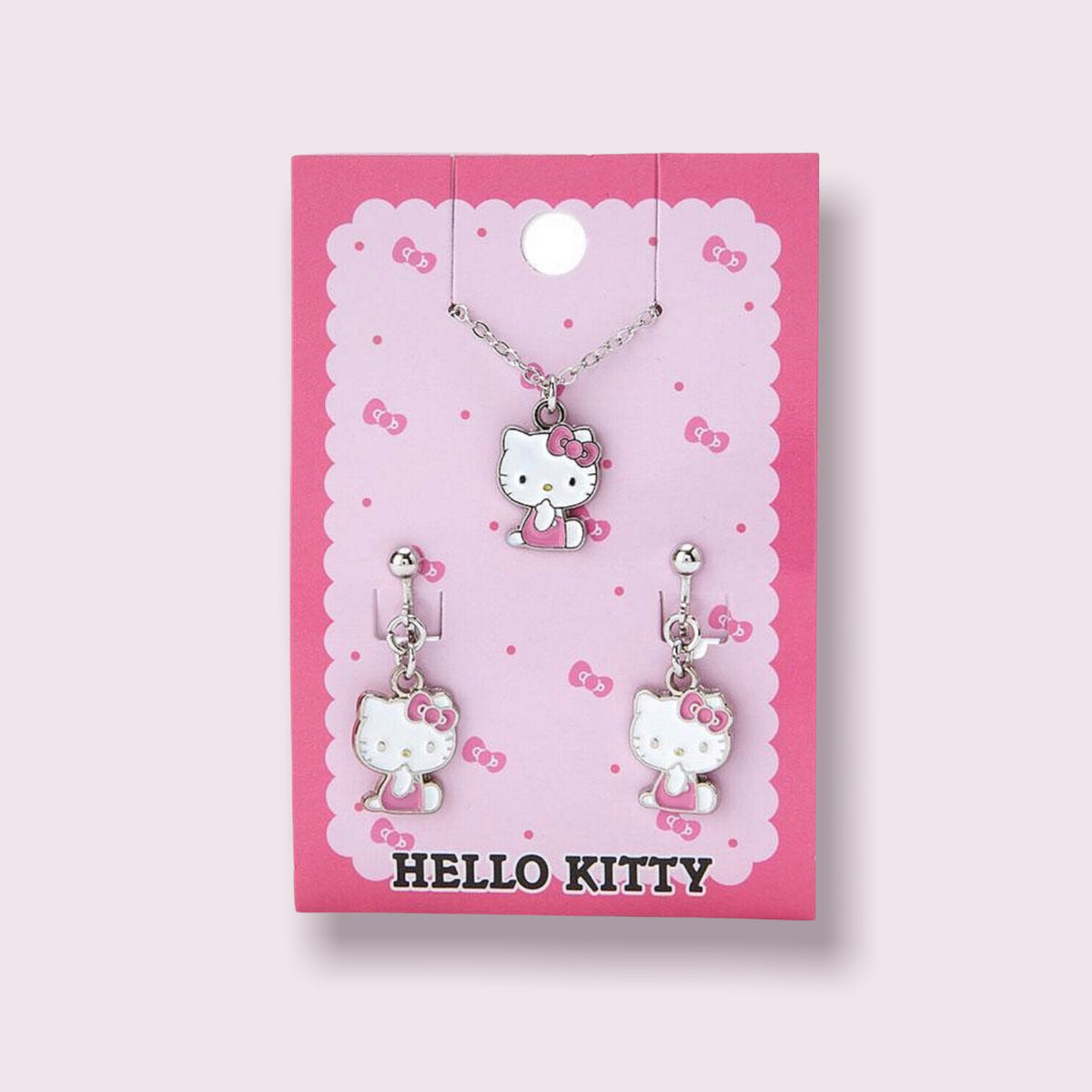 Porte clef hello kitty pom-pom violet - Boutique hello kitty