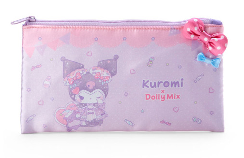 SANRIO JAPAN ORIGINAL KUROMI DOLLY MIX FLAT POUCH