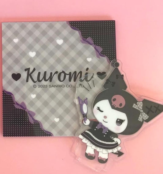 SANRIO JAPAN ORIGINAL KUROMI 2023 KUJI COASTER ACRYLIC GRAY #6