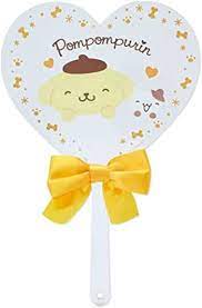 SANRIO ORIGINAL POMPOMPURIN HANDHELD FAN SMILING