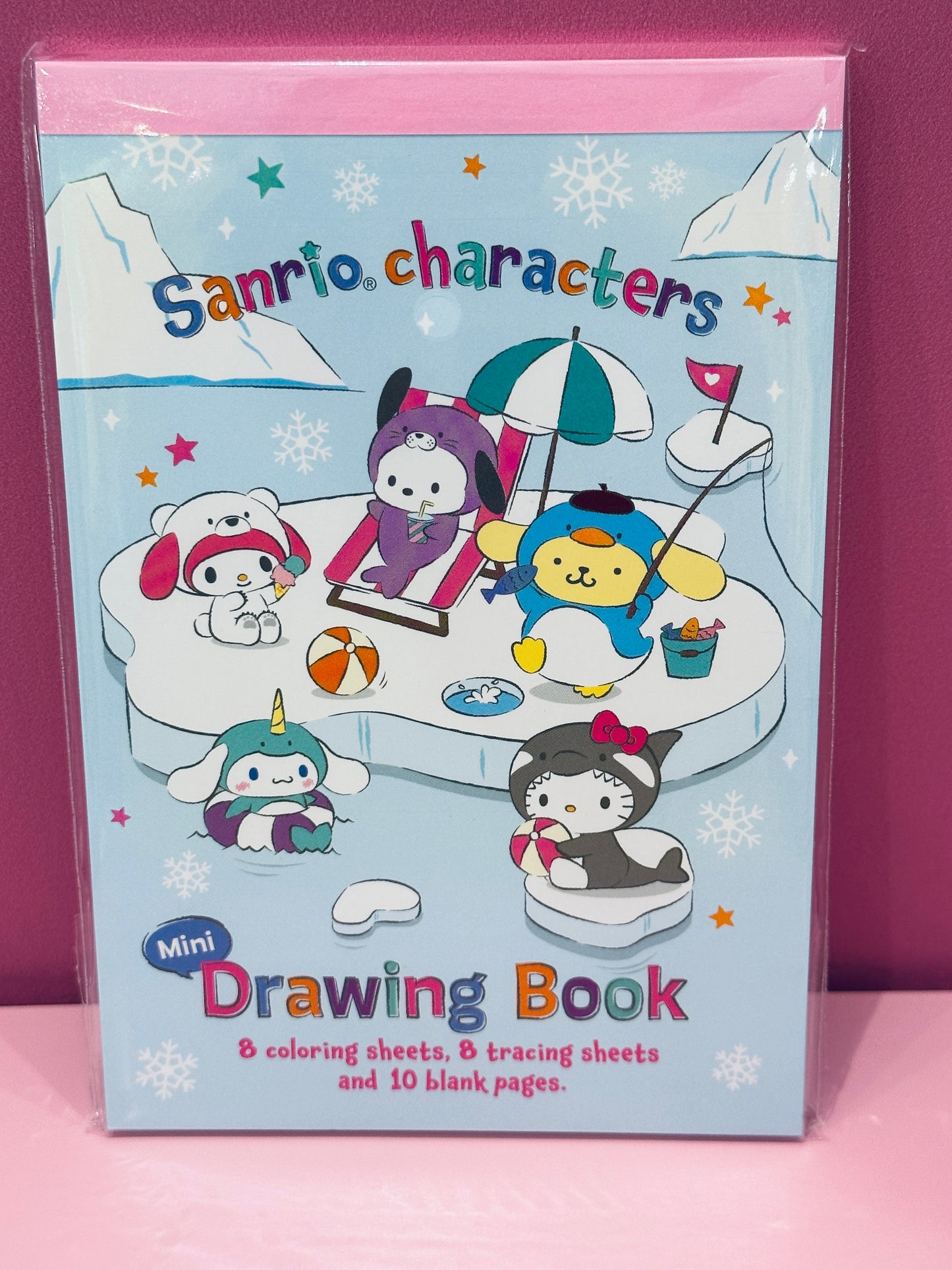 SANRIO CHARACTERS MINI DRAWING BOOK ICE ISLAND / 12