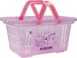 SANRIO JAPAN ORIGINAL KUROMI FAMILY WORLD CHROMITIZING MINI BASKET