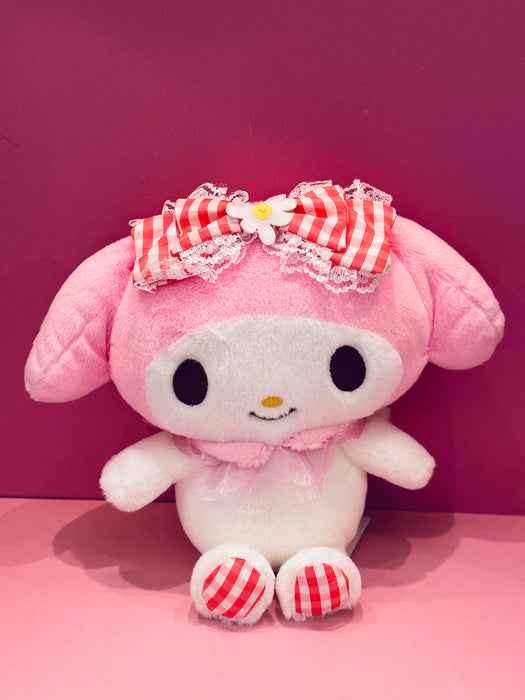 MY MELODY 9 INCH PLUSH W/WING GINGHAM