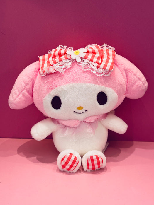 MY MELODY 9 INCH PLUSH W/WING GINGHAM