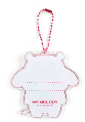 SANRIO JAPAN ORIGINAL MY MELODY ANIMAL HEADGEAR ACRYLIC CHARM