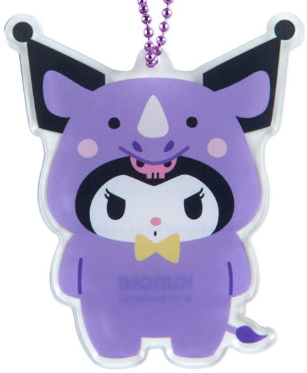 SANRIO JAPAN ORIGINAL KUROMI ANIMAL HEADGEAR ACRYLIC CHARM