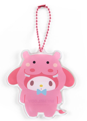 SANRIO JAPAN ORIGINAL MY MELODY ANIMAL HEADGEAR ACRYLIC CHARM