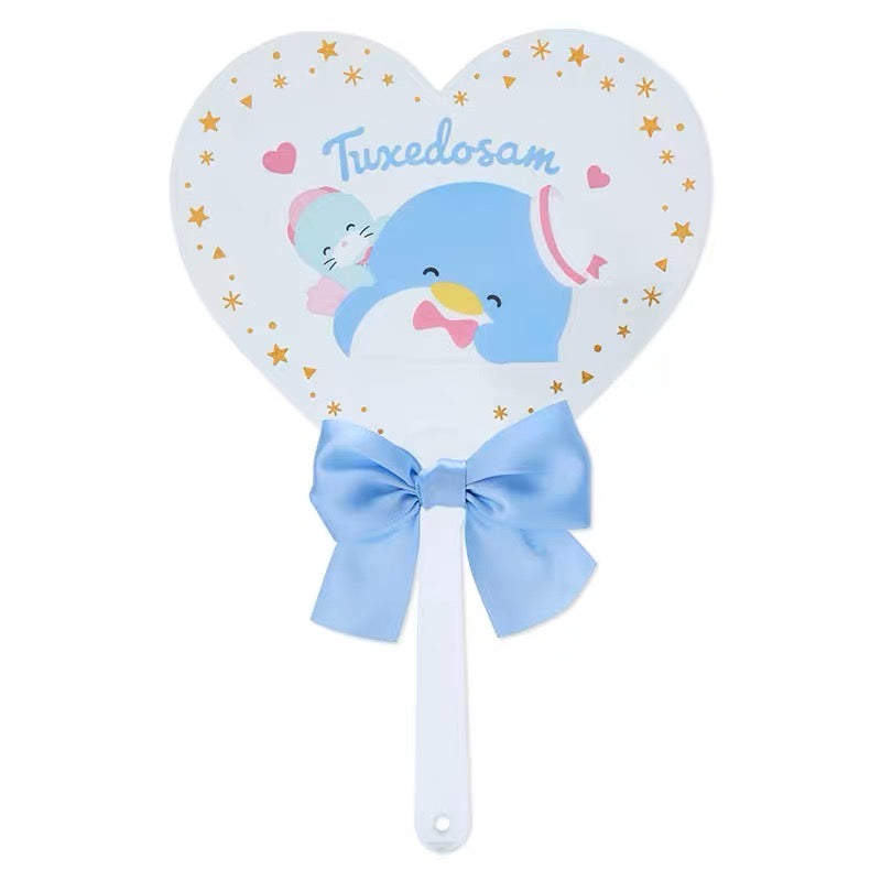 SANRIO ORIGINAL TUXEDOSAM HANDHELD FAN SMILING