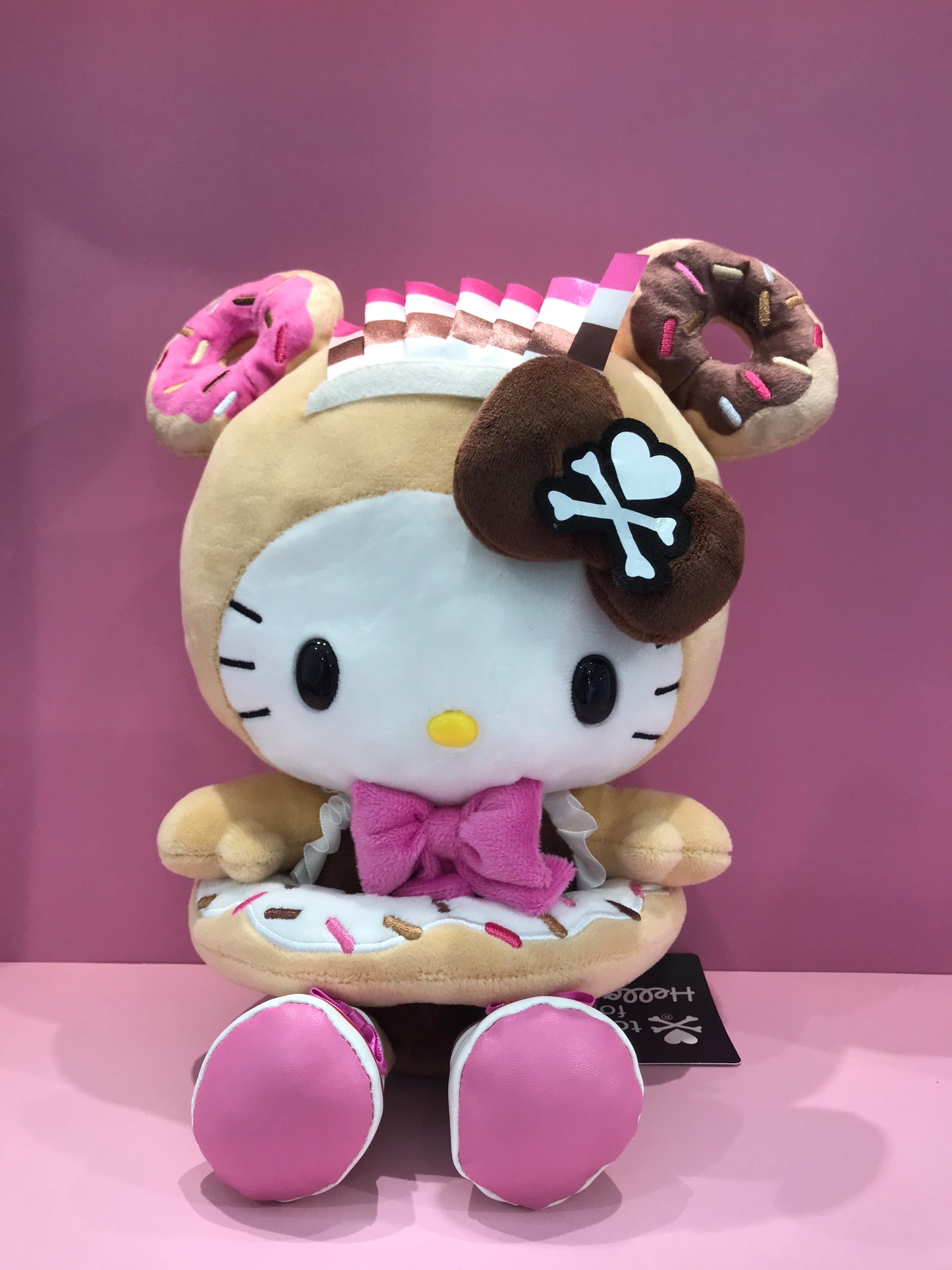 HELLO KITTY TOKIDOKI 10 INCH PLUSH MAID MIDNIGHT METROPOLIS