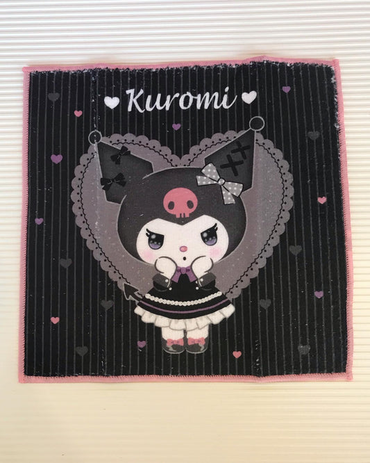 SANRIO JAPAN ORIGINAL KUROMI 2023 KUJI FACE TOWEL SET #10