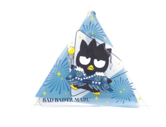 SANRIO 2024 HANABI KUJI BADTZ MARU TRIANGLE VINYL POUCH W/ CHAIN #29