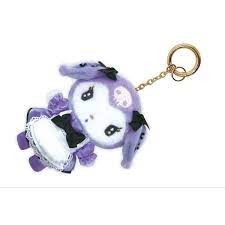 SANRIO JAPAN ORIGINAL KUROMI KEYCHAIN MASCOT PERMIUM LADY PURPLE