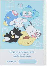 SANRIO JAPAN ORIGINAL CHARACTERS NOTE BOOK BLUE