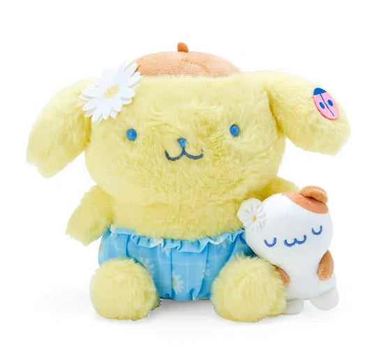 SANRIO POMPOMPURIN WITH FRIEND PLUSH SPRING COLLECTION
