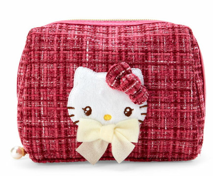 SANRIO JAPAN ORIGINAL  HELLO KITTY WINTER OUTFITS COSMETIC POUCH