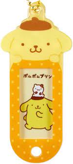 SANRIO JAPAN ORIGINAL POMPOMPURIN NAME ACRYLIC TAG