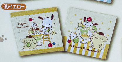 POMPOMPURIN AND POCHACCO FACE TOWEL SET YELLOW #8