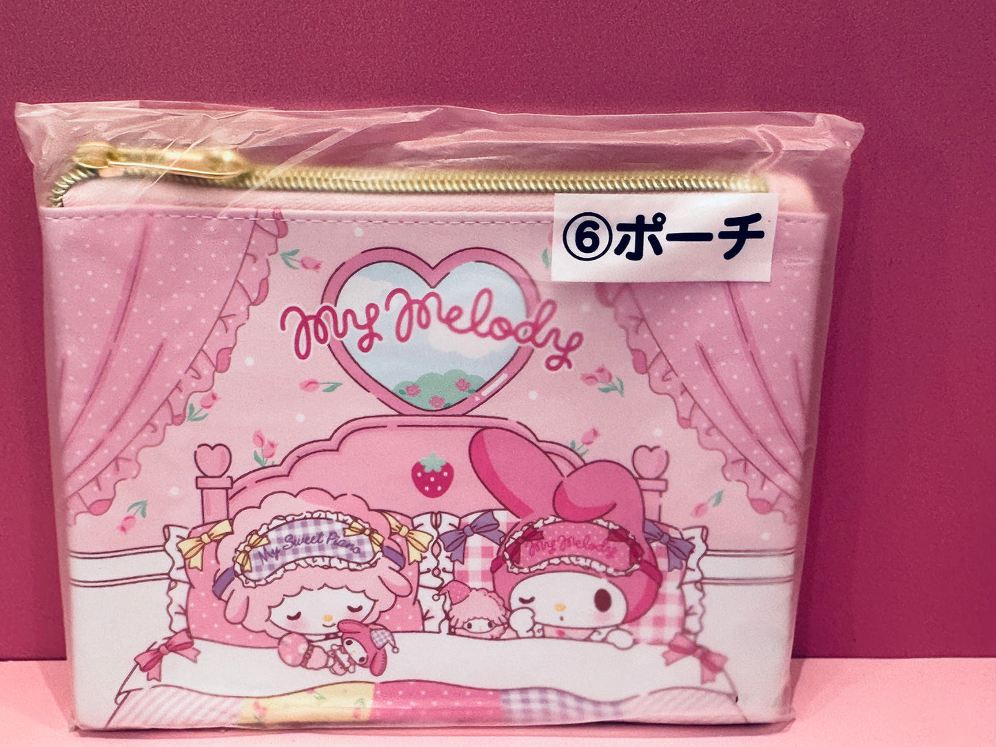 SANRIO MY MELODY 2023 KUJI MAKE UP POUCH 06