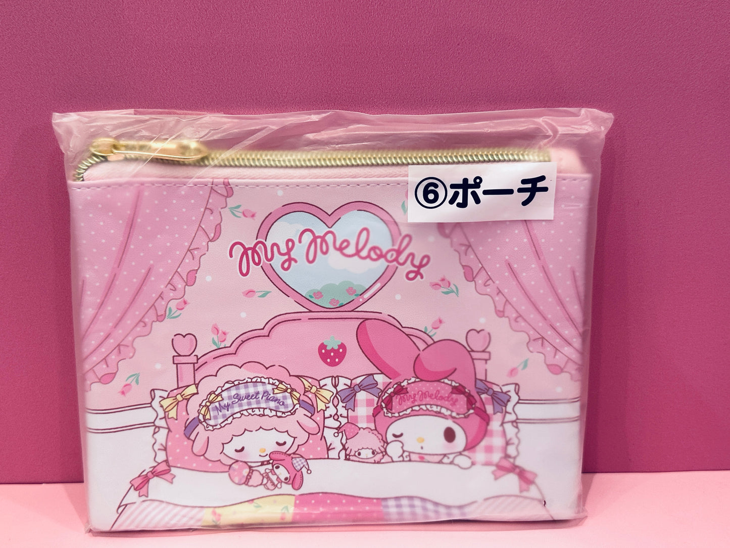 SANRIO MY MELODY 2023 KUJI MAKE UP POUCH 06