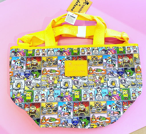 Lunch Bag Yellow Sanrio Gudetama Happy 10th Anniversary - Meccha Japan