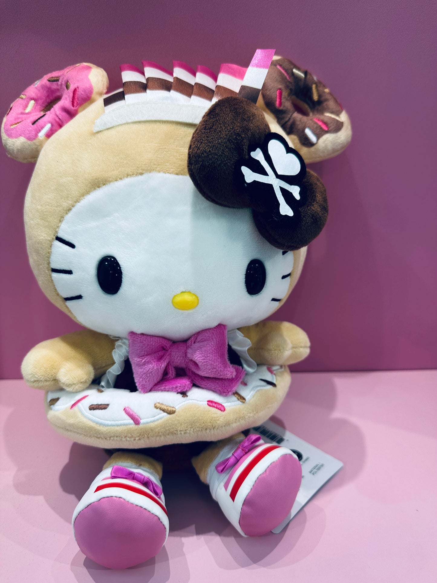 HELLO KITTY TOKIDOKI 10 INCH PLUSH MAID MIDNIGHT METROPOLIS