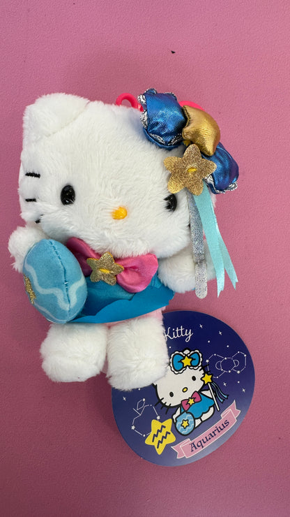 HELLO KITTY MASCOT CLIP ON AQUARIUS ZODIAC