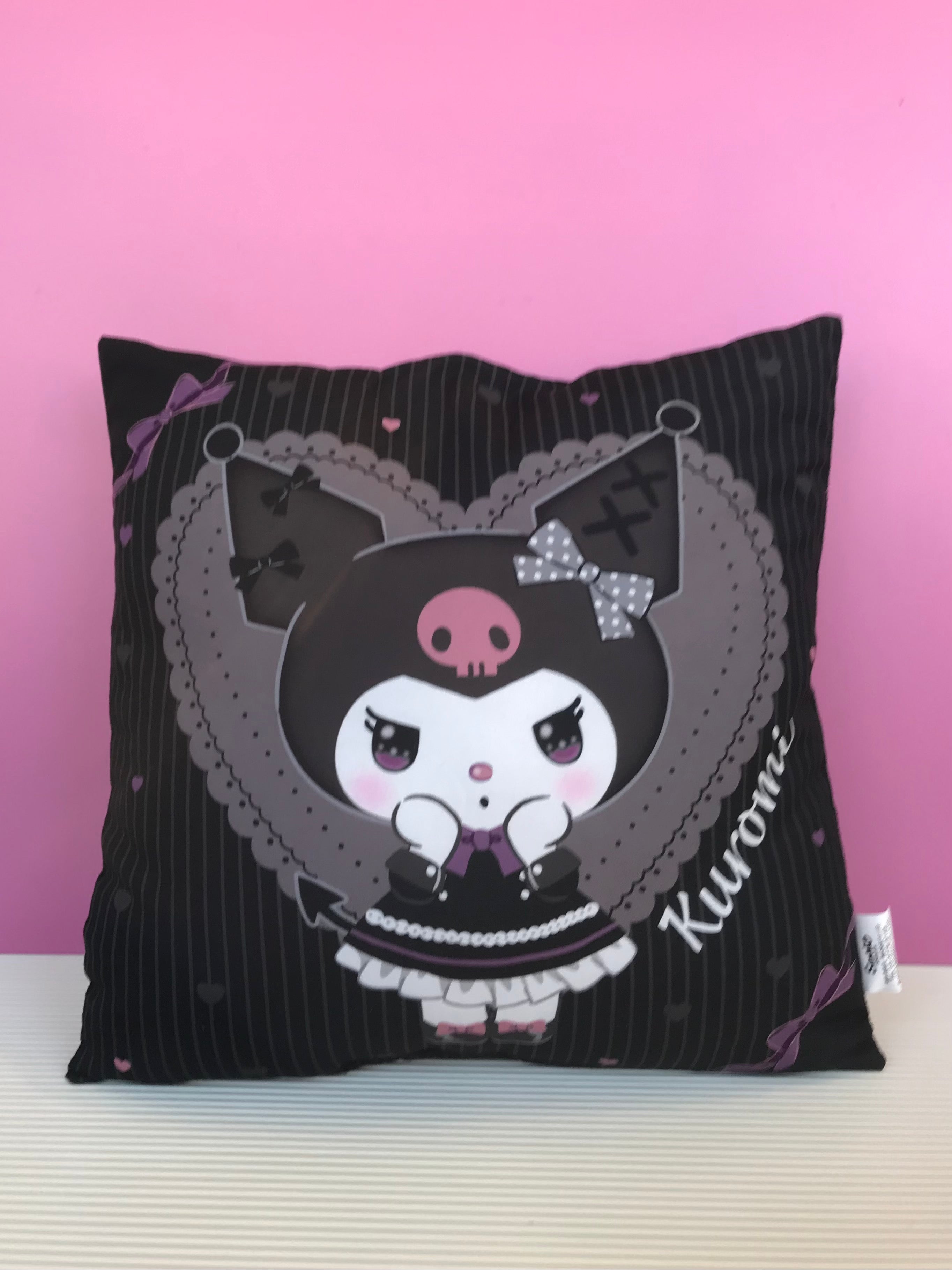 SANRIO JAPAN ORIGINAL KUROMI 2023 KUJI CUSHION BLACK #11 – I Love