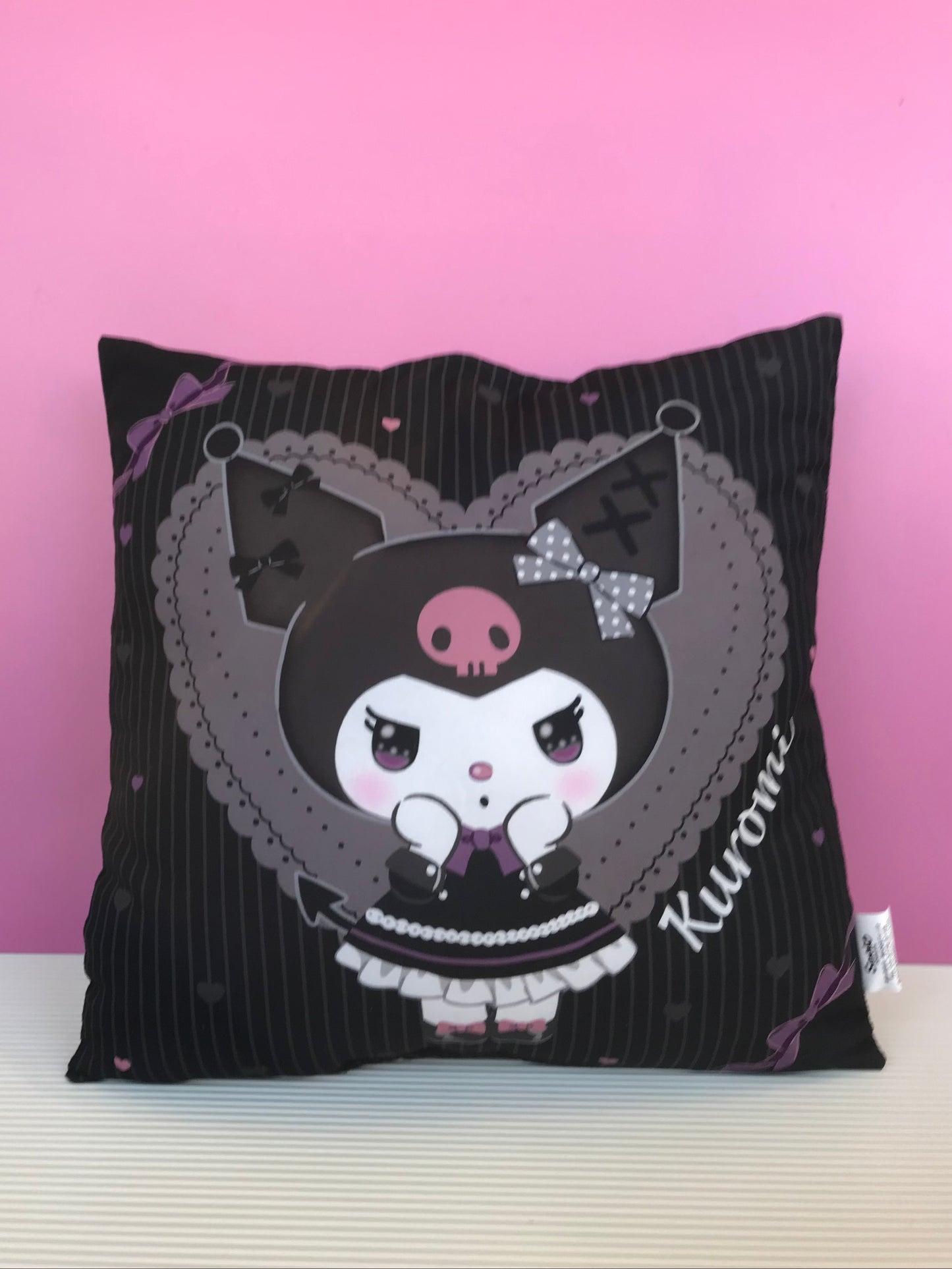 SANRIO JAPAN ORIGINAL KUROMI 2023 KUJI CUSHION BLACK #11