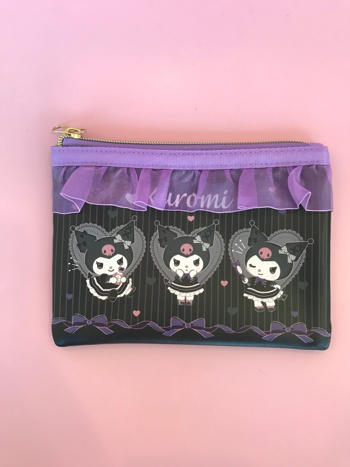 SANRIO JAPAN ORIGINAL KUROMI 2023 KUJI COSMETIC POUCH #4